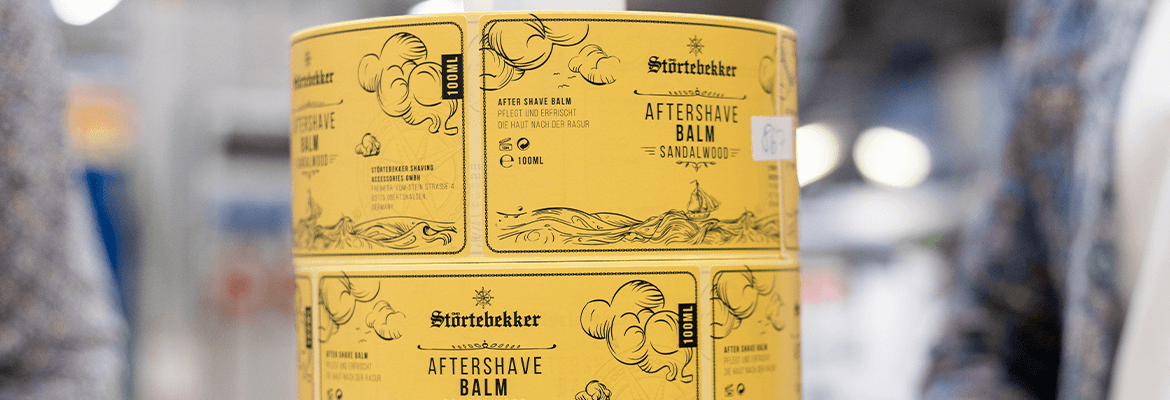 Rollenetiketten in der Produktion