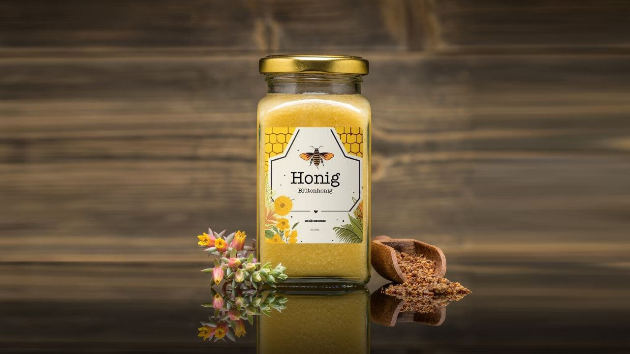 Honey label information