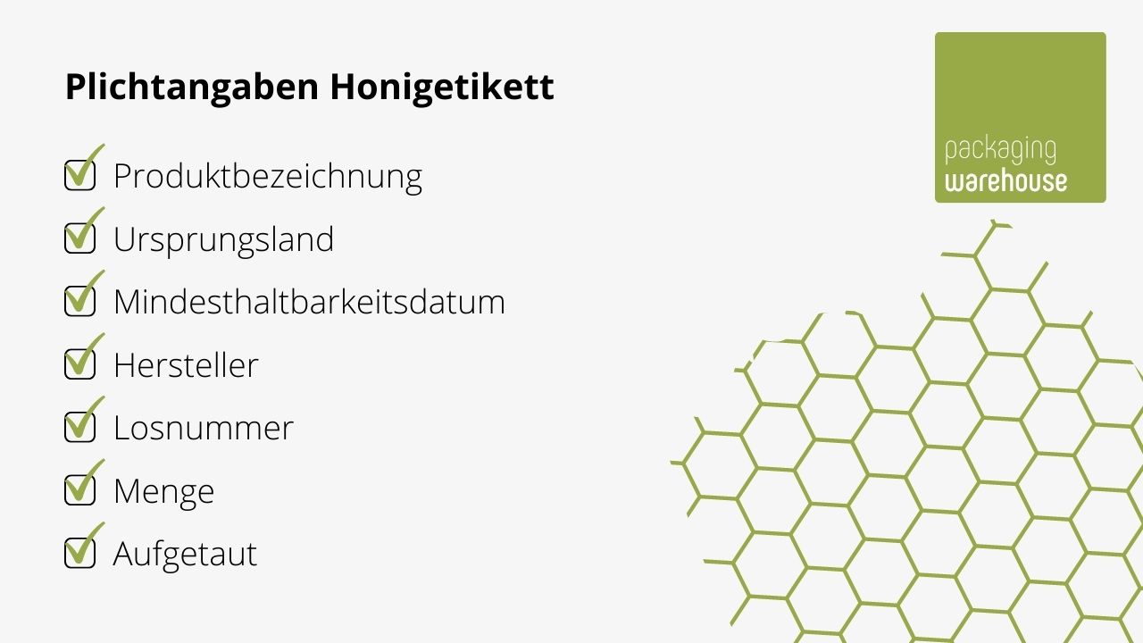 Infografik: Honigetiketten Informationen