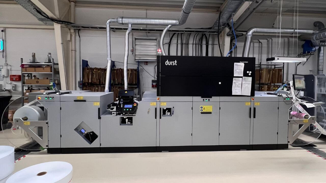 DURST label printing machine