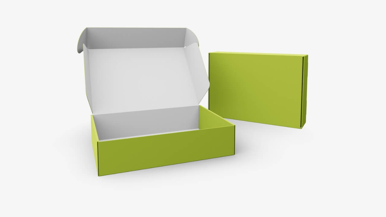 Hinged boxes made from solid board