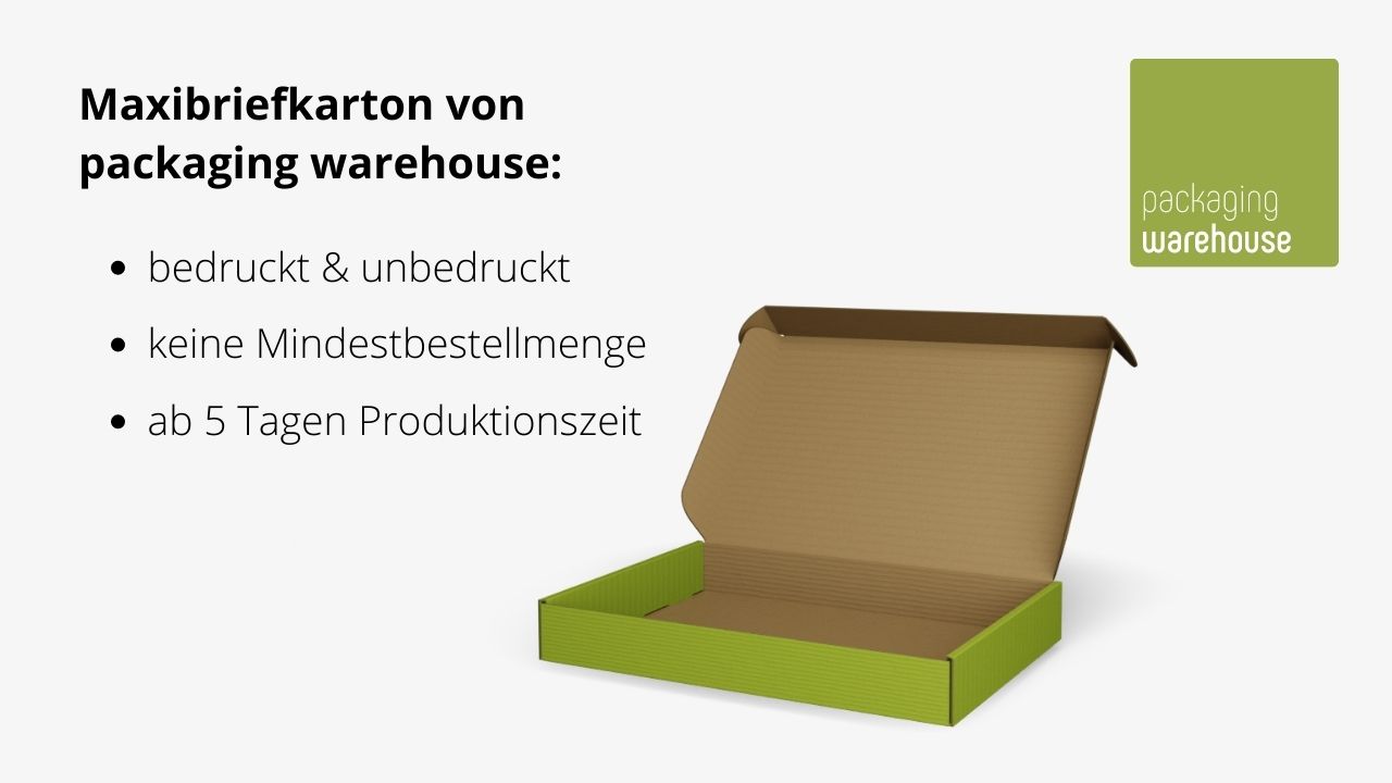 Maxibriefkarton von packaging warehouse