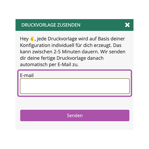 Schritt 3 - Email eingeben