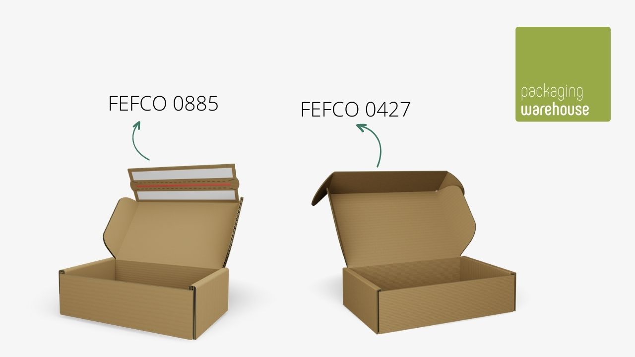 Infografik: FEFCO 0885 und FEFCO 0427