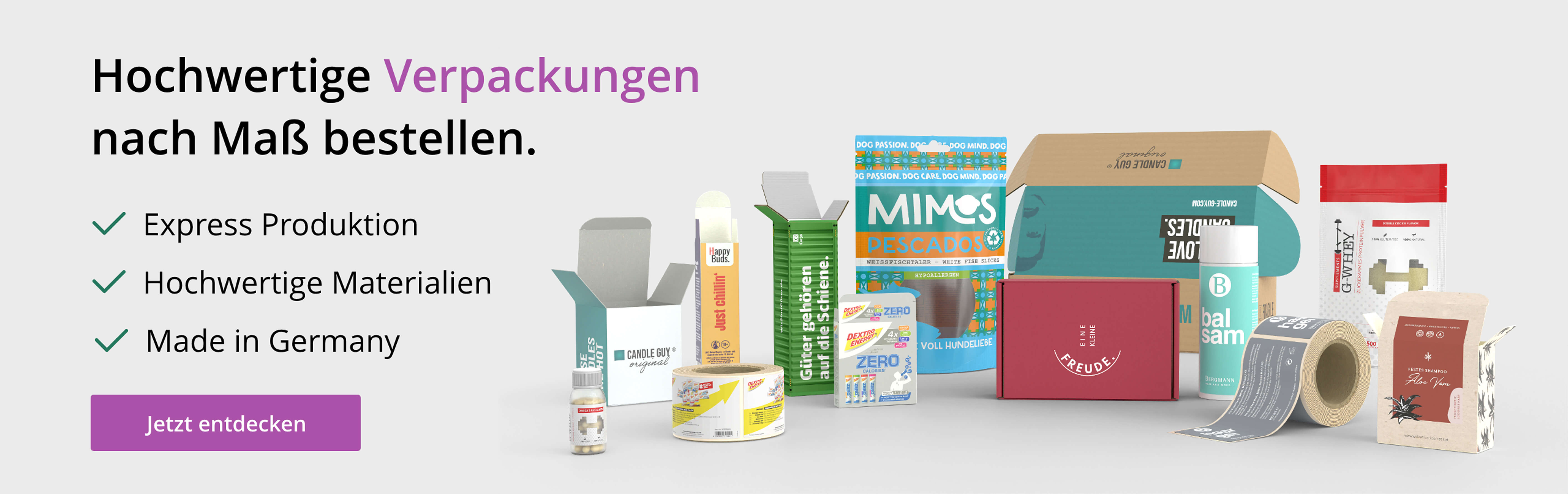 Individuelle Verpackungen