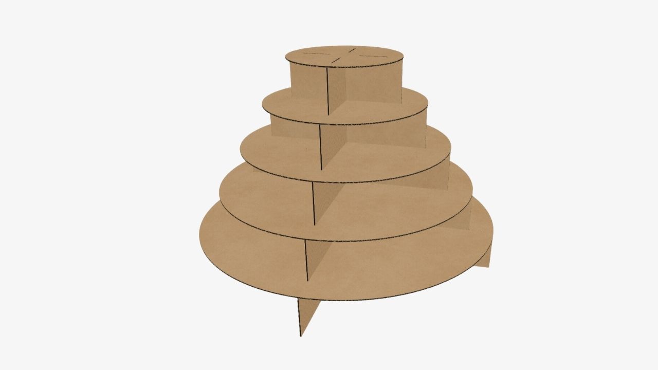 POS Display aus Wellpappe