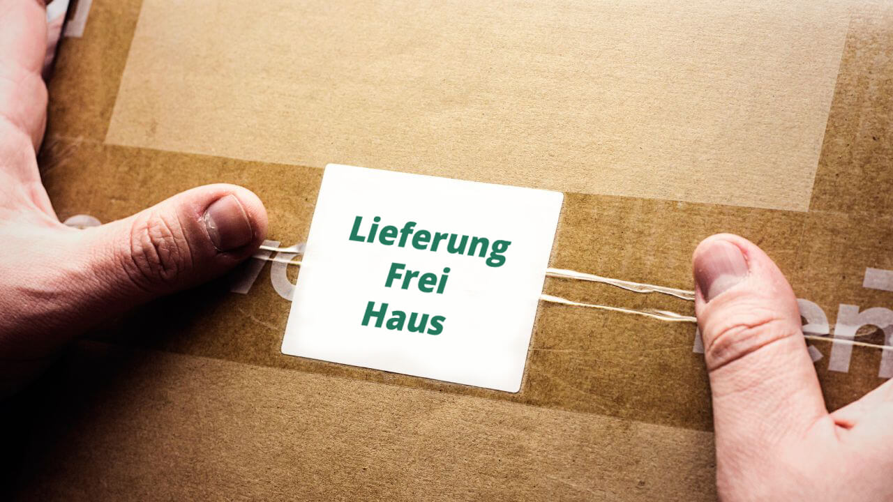 Lieferung frei Haus