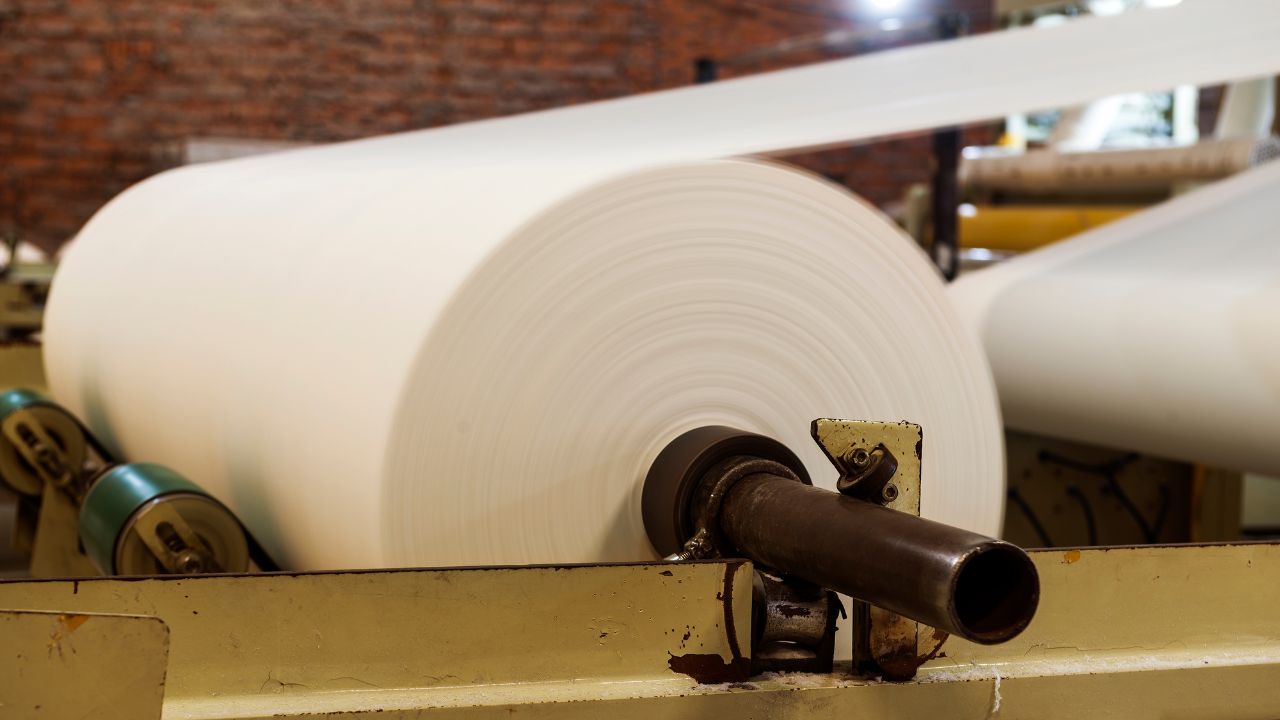 Papierherstellung Produktion