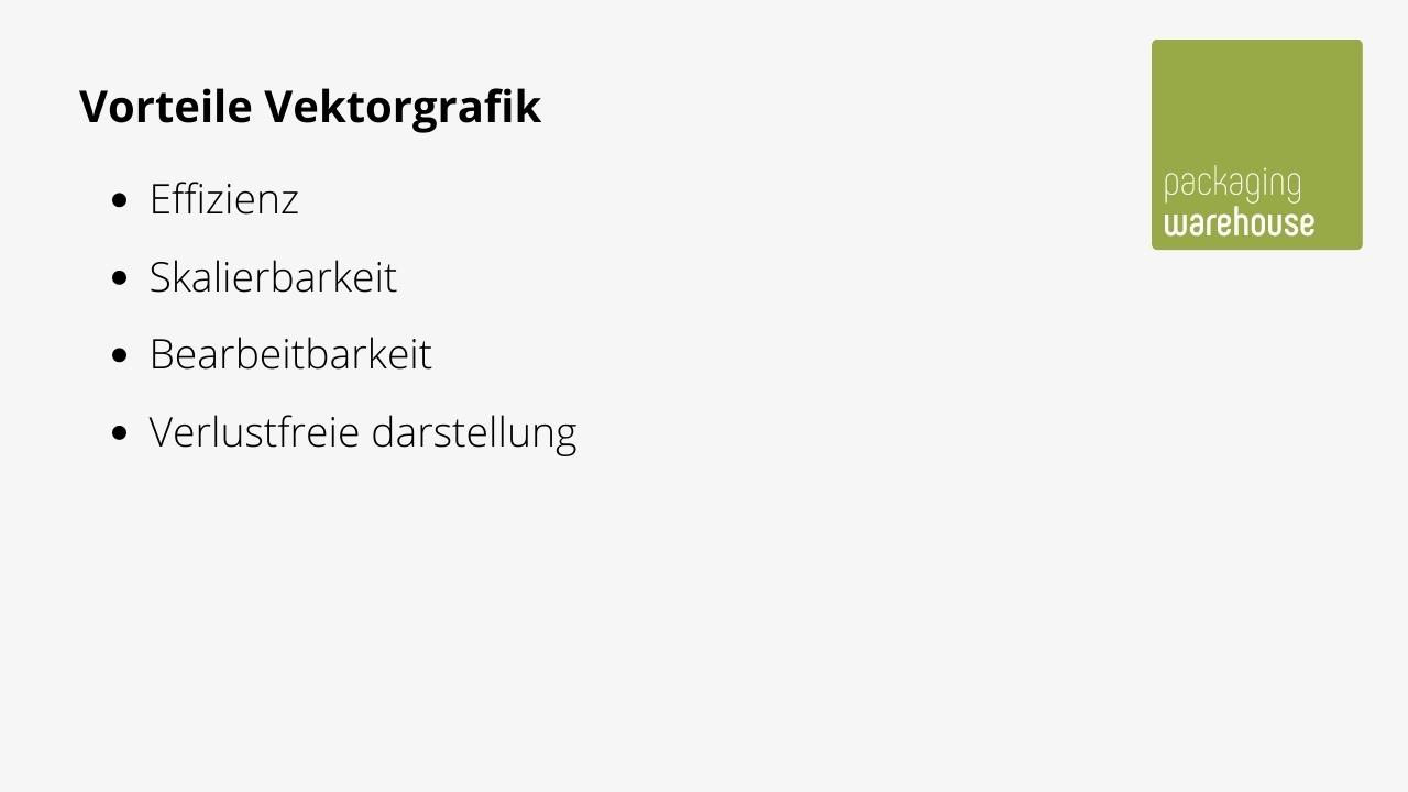 Vorteil Vektorgrafik