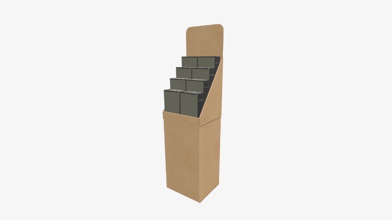 Werbesäule für Bücher