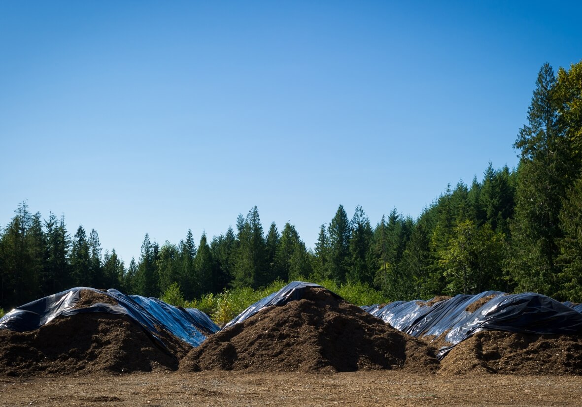 Impianto di compostaggio imballaggi industriali