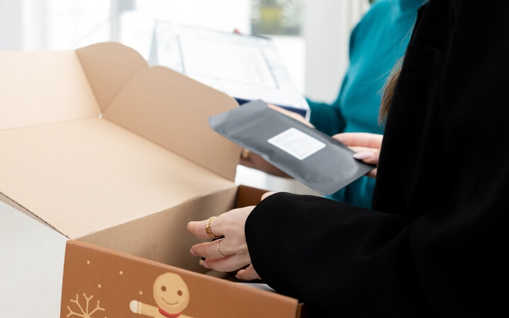 Einsatz von Verpackung aus Wellpappe