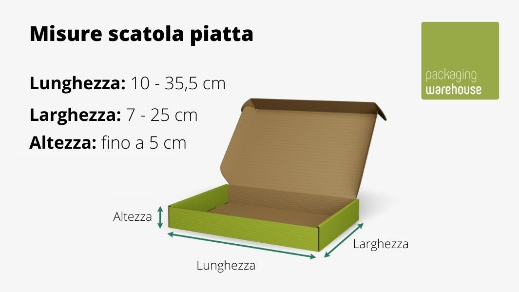 Scatola piatta grande per spedizioni